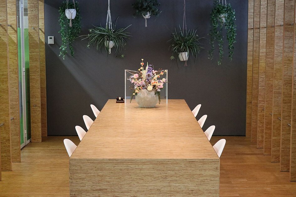 De trouwkamer van de gemeente Almere